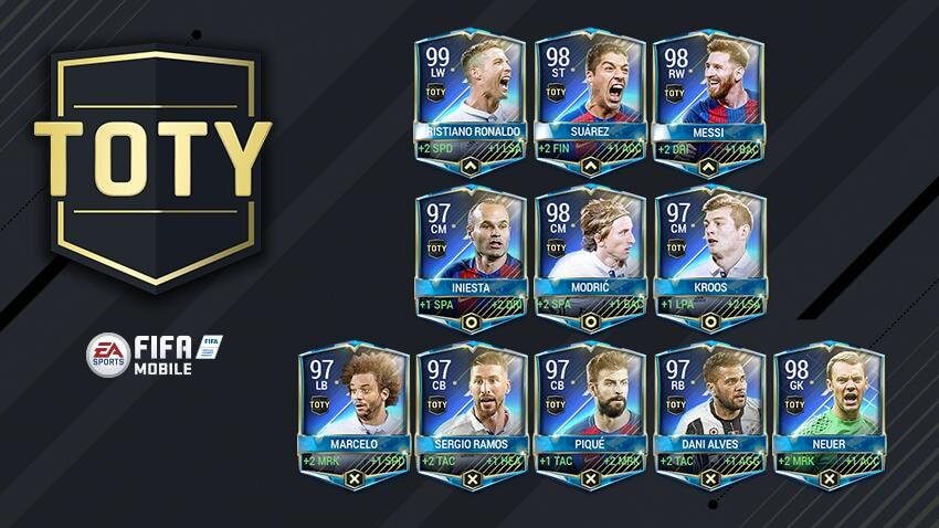 TOTY fifa mobile